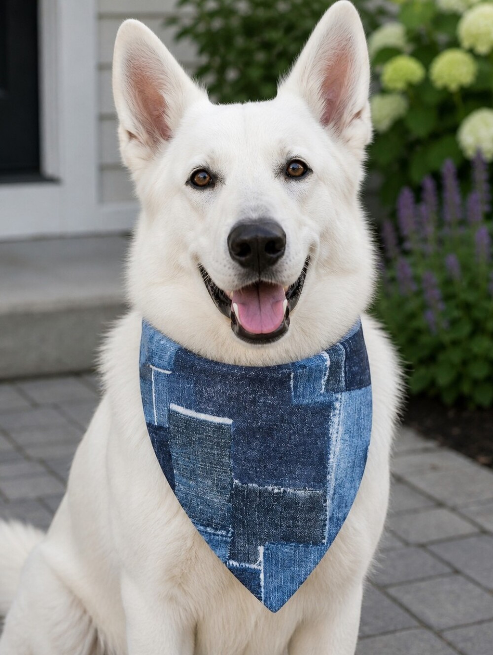 Patchwork Indigo Blue - Classic Denim Style